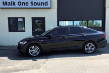 2019 VW Jetta with professional window tint in North Bay